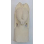 David WILKINSON (1941-2018) Craved stone head sculpture Height 36cm