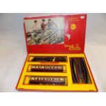 A Tri-ang R.S. 1 railway gift set, containing Princess Victoria loco, two carriages and track.