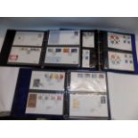 Three albums of G.B. first day covers including several better cancels.