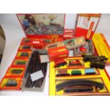 Tri-ang Hornby :- A collection including two locomotives, controller,