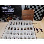 A Star Trek Next Generation chess set,