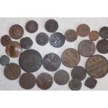 17th to 19th century copper coins etc.