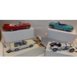 Danbury mint:- 1958 Chevrolet Impala, 1959 Cadillac Series 62,