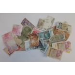 World banknotes.