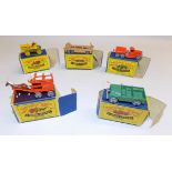 Matchbox :- 8 tractor, 16 trailer, 15 Prime Mover, 7 horse drawn milk float and 12 Land Rover.