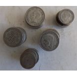 £5 face value British pre 1947 silver.