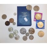 Crown 1895, other silver, modern £5 etc.