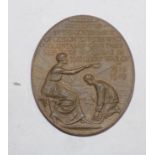 A Ceylon Volunteer service medal, 1919, engraved to R (Robert) Foster,