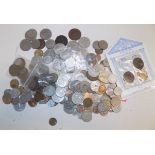 Miscellaneous world coins.