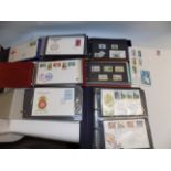 First day covers, mostly Channel Islands, together with a few presentation packs.