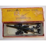 A Britains 155 mm gun no 2064 boxed, playworn.