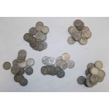 Approximate £5 face value British pre 1947 silver.