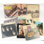 The Beatles - 13 vinyl LP records; 'White Album' No.
