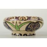 An Art Pottery bowl, incised to underside 'ymagynalyl Chelsea at Plymouth 1925', height 6cm,