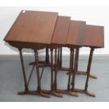 A mahogany quartetto of tables.