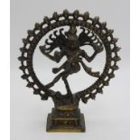 A bronze figure of Siva Nataraja, Tamil Nadu, South India,