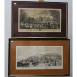 Various framed and glazed prints and etchings.