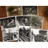 A collection of photographs and ephemera relating to London Transport and the London Underground.