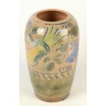 A Brangwyn Ware Royal Doulton vase, shape number 7938, pattern D5077, body and glaze crazed,