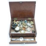 Costume jewellery, two gentleman's automatic watches etc.