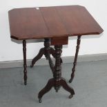 A late Victorian mahogany Sutherland table.