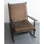 A Scandart Ltd rocking chair, mid 20th century, height 83cm, width 64cm.