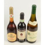 Three bottles of Hungarian wine including a Tokaji Szamorodni, inscribed 'J Roberts', 1993,