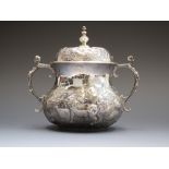 A Charles II silver porringer,