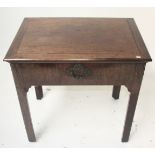 A George III mahogany architects table,