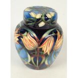 A Moorcroft pottery `Loch Hope` pattern ginger jar, shape 769, by Philip Gibson,