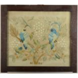 An Arts and Crafts style crewel work panel,