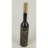 A bottle of Opitz One 1995, bearing gold finger print and marker pen inscription, 37.5cl.