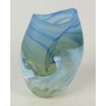 A Norman Stuart Clarke surf vase, height 14cm.