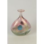 A Norman Stuart Clarke bottle vase, height 24cm.