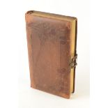 A Victorian leather photo album,