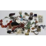 Costume jewellery etc.