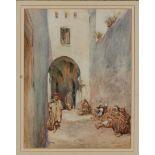 Walter TYNDALE (1855/59-1943) RI Waiting for the Dole, Kairouan,