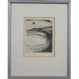 Margo MAECKELBERGHE (1932-2014) West Penwith Landscape Etching Signed,