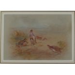 James STINTON (1870-1961) A Covey of Partridges Watercolour and body colour 18.5 x 28.