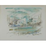 Alfred BIRDSEY (1912-1996) Bermudian view Watercolour Signed 49 x 64cm