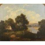 Landscapes A pair of Victorian oils on canvas Each 49 x 59cm