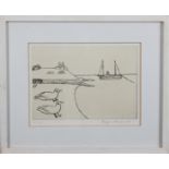 Bryan PEARCE (1929-2006) At Anchor Etching Signed and numbered 57 of 75 Plate size 17 x 24cm