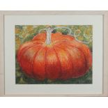Minou STEINER (1940) Pumpkin Pastel Signed 29 x 38cm