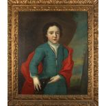 18th Century English School Portrait of a boy,