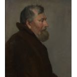 Stanhope Alexander FORBES (1857-1947) William Glasson or Head of Old Glasson Portrait Oil on