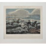 After Henry ALKIN The First Steeplechase on Record Set of four prints Unframed 35 x 41cm