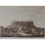 After Edward ORME (1774-c.1838) The Fortress of Gwallior in India Coloured Lithograph 32.