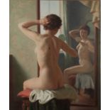 Frank JAMESON (1899-1968) Nude Oil on canvas Signed 75 x 62cm