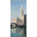 Sydney Mortimer LAURENCE (1865-1940) Tower of San Giorgio de Greci church,