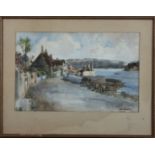 Sidney James BEER (1875-1952) St Mawes Watercolour Signed and inscribed 23 x 35cm